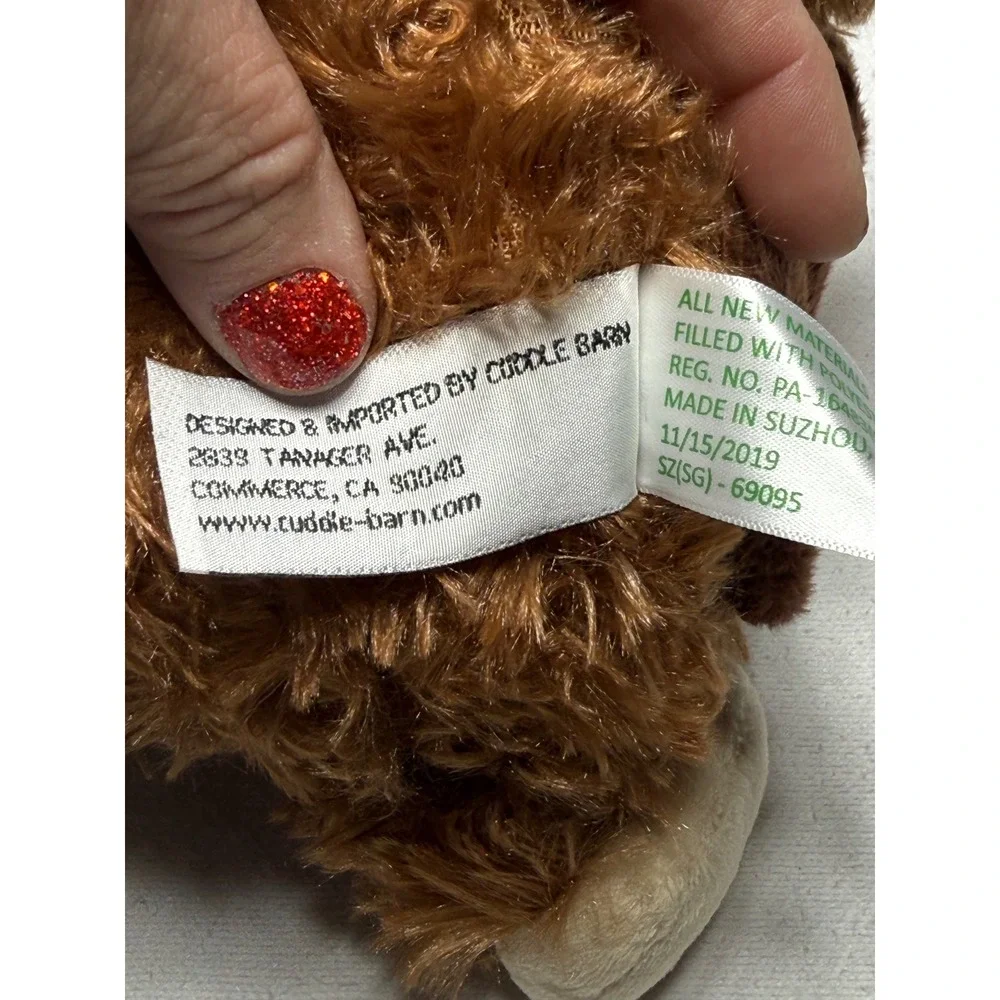 Cuddle Barn‎ Sweet Cheeks Monkey Plush Toy Interactive Sound Voice Talking